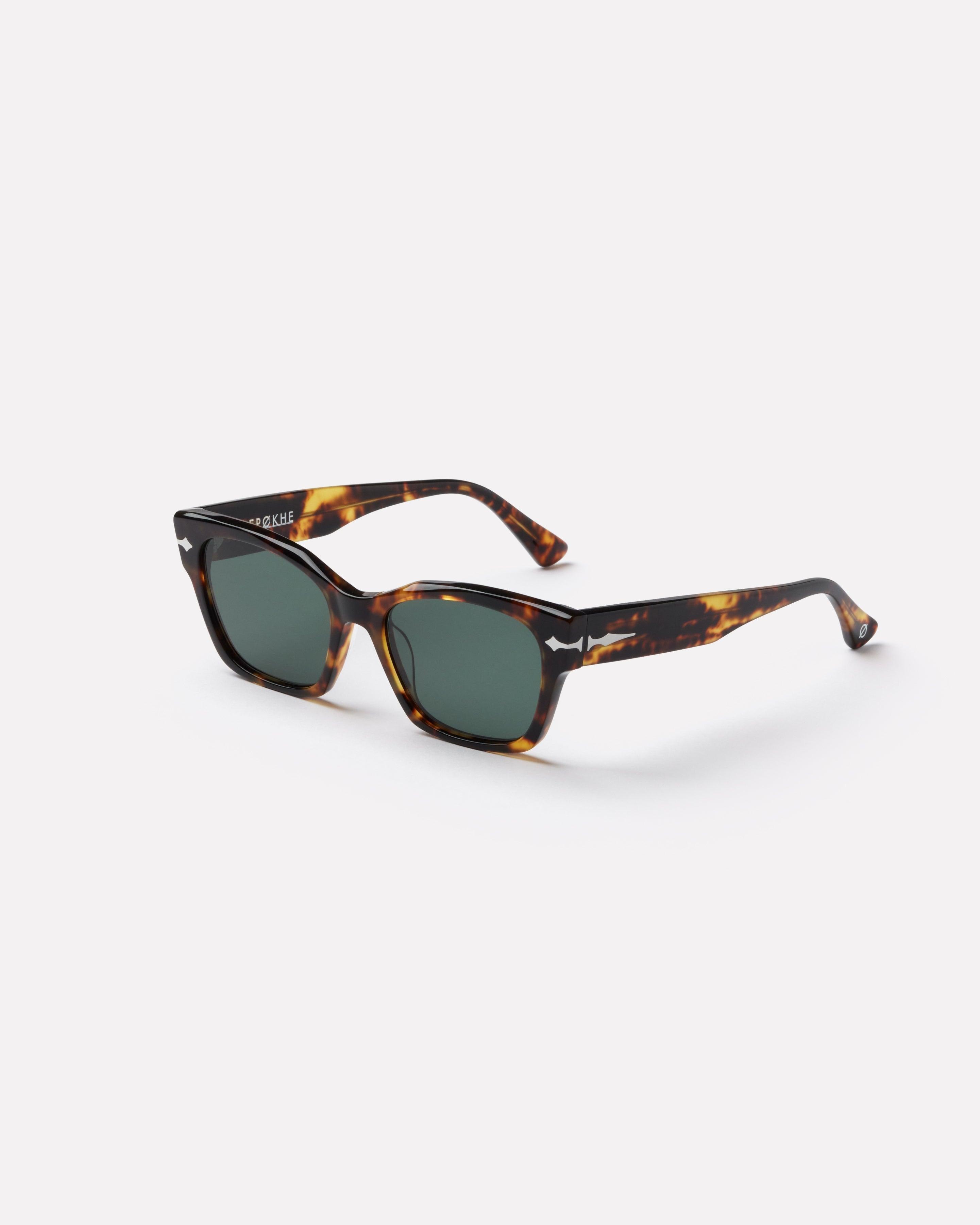 Desire - Tortoise Polished / Green - Sunglasses - EPOKHE EYEWEAR